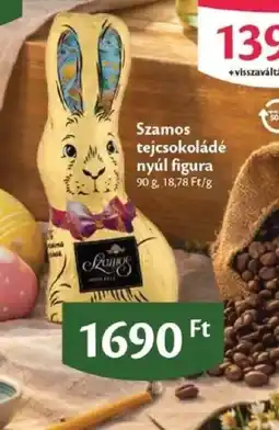 EcoFamily Szamos tejcsokoládé nyúl figura ajánlat