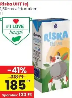 Spar Riska UHT tej ajánlat