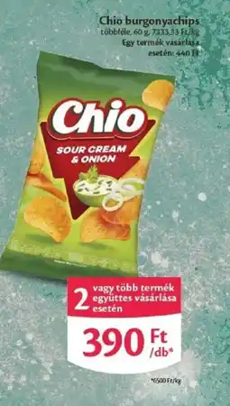EcoFamily Chio burgonyachips ajánlat