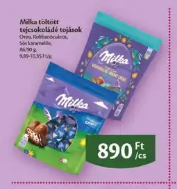 EcoFamily Milka töltött tejcsokoládé tojások ajánlat