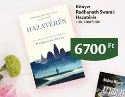 EcoFamily Radhanath Swami: Hazatérés ajánlat