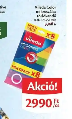 EcoFamily Vileda Color mikroszálas törlőkendő ajánlat