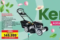 Interspar Benzines fűnyíró Honda motorral ajánlat