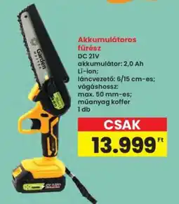 Interspar Akkumulátoros fűrész ajánlat