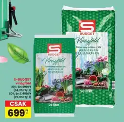 Interspar S-BUDGET virágföld ajánlat