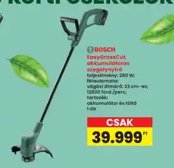 Interspar BOSCH EasyGrassCut akkumulátoros szegélynyíró ajánlat