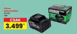 Interspar Lítium akkumulátor ajánlat