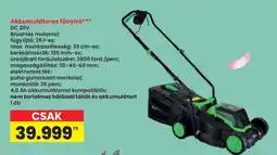 Interspar Akkumulátoros fűnyíró ajánlat