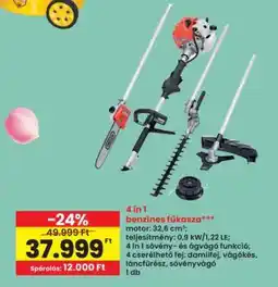 Interspar 4 in 1 benzines fűkasza ajánlat