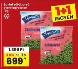 Interspar Sprint zöldborsó gyorsfagyasztott ajánlat