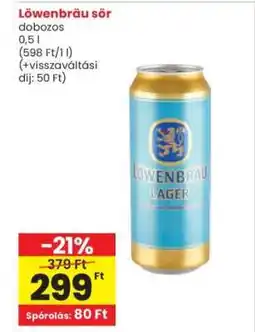 Interspar Löwenbräu sör ajánlat