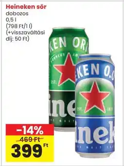 Interspar Heineken sör ajánlat