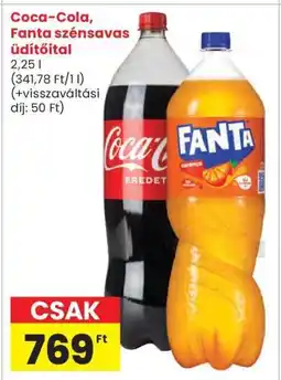 Interspar Coca-Cola, Fanta szénsavas üdítőital ajánlat