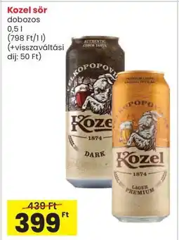 Interspar Kozel sör ajánlat