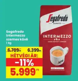 Interspar SEGAFREDO Intermezzo szemes kávé ajánlat