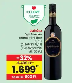 Spar JUHÁSZ Egri Bikavér ajánlat
