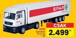 Interspar SPAR kamion ajánlat