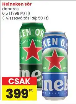 Spar Heineken sör ajánlat