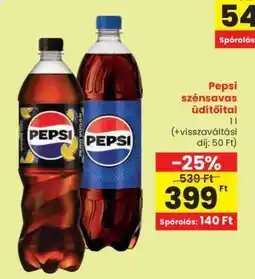 Spar Pepsi szénsavas üdítőital ajánlat