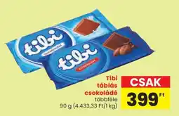 Spar TIBI Táblás csokoládé ajánlat