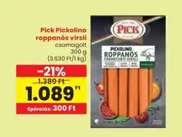 Spar Pick Pickolino roppanós virsli ajánlat