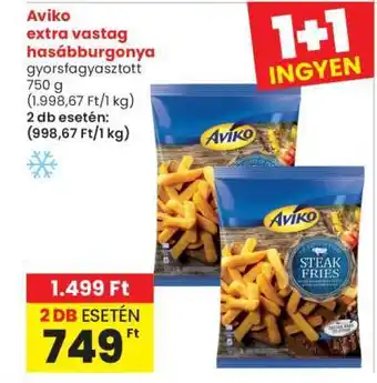 Aviko extra vastag hasábburgonya