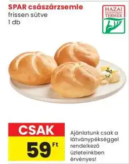 Spar SPAR császárzsemle ajánlat