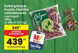 Interspar Eisberg Betyár, Puszta, Pántilka salátakeverék ajánlat