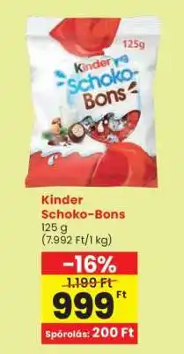 Spar KINDER Schoko-Bons ajánlat