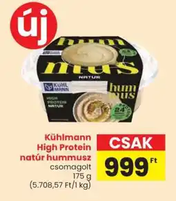 Spar Kühlmann High Protein natúr hummusz ajánlat
