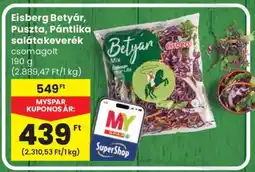 Spar Eisberg Betyár, Puszta, Pántilka salátakeverék ajánlat