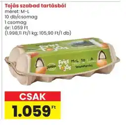 Spar Tojás szabad tartásból ajánlat