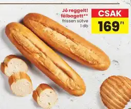 Spar Jó reggelt! félbagett ajánlat