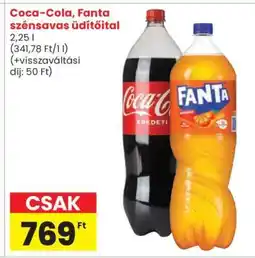 Spar Coca-Cola, Fanta szénsavas üdítőital ajánlat