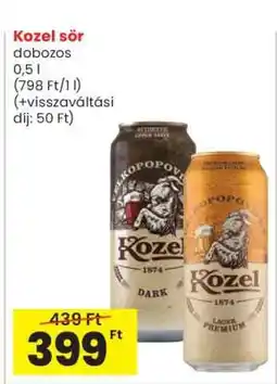 Spar Kozel sör ajánlat