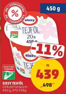 PENNY Sissy Tejföl ajánlat