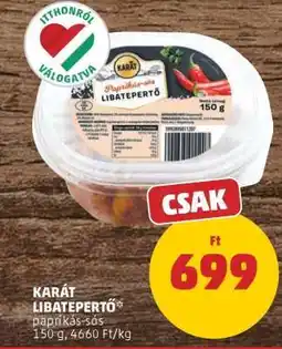 PENNY KARÁT LIBATEPERTŐ ajánlat