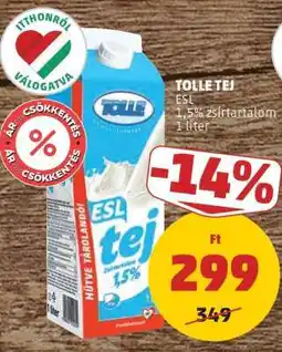 PENNY TOLLE TEJ ajánlat