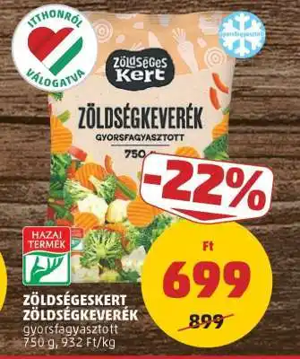 PENNY Zöldségeskert Zöldségkeverék ajánlat