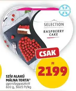 PENNY Szív alakú málna torta ajánlat