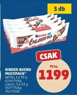 PENNY Kinder Bueno multipack ajánlat