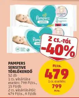 PENNY Pampers Sensitive Törlőkendő ajánlat