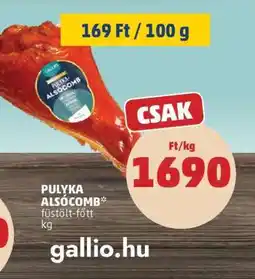 PENNY Pulyka alsócomb ajánlat