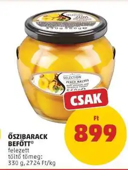 PENNY Őszibarack Befőtt ajánlat