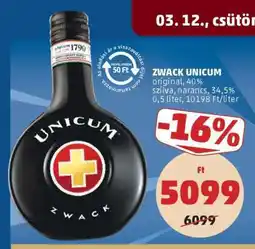 PENNY Zwack Unicum ajánlat