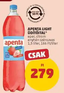 PENNY Apenta Light Üdítőital ajánlat
