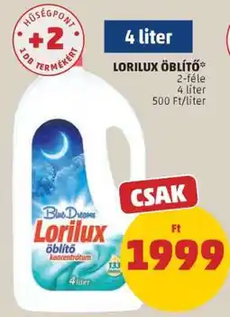 PENNY Lorilux Öblítő ajánlat