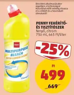 PENNY PENNY Fehérítő- és tisztítószer ajánlat
