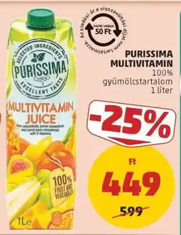 PENNY Purissima Multivitamin ajánlat