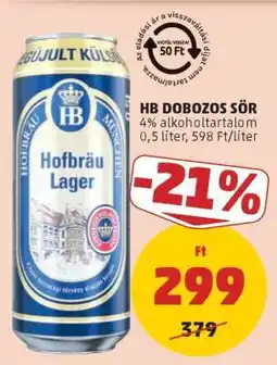 PENNY HB Dobozos Sör ajánlat